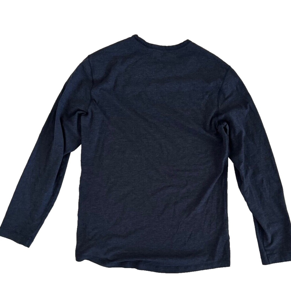 Lululemon Navy Heather Men Small Long Sleeve T Shirt
